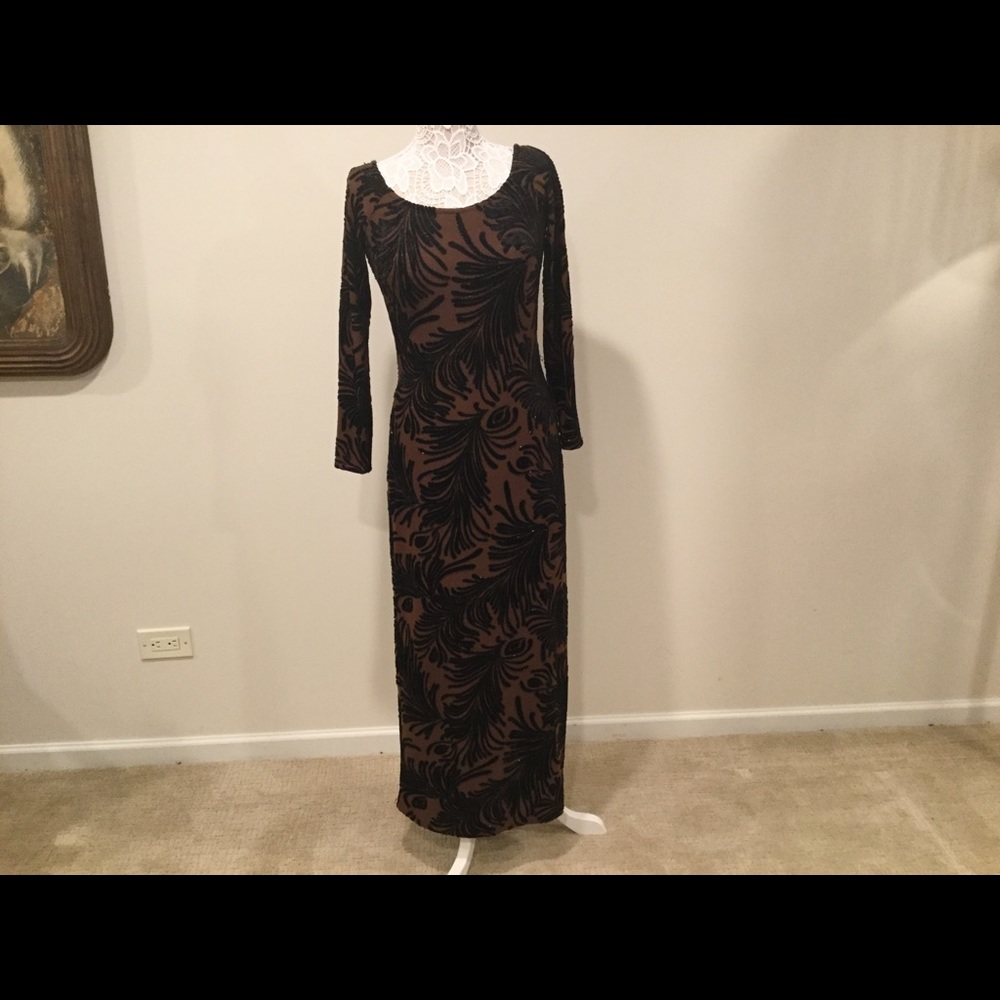 Long sleeve formal dress